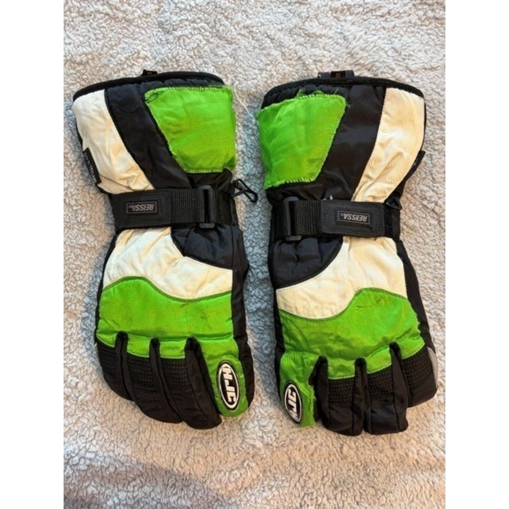 Men's HJC Racing Gloves Green/Black